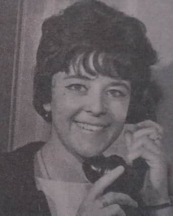 Marianne Webb, lead singer of the Hartlepool band The Comets.