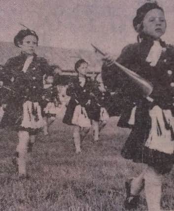 The Heortnesse Highlanders competing in 1956.