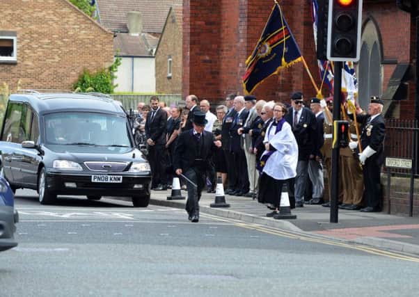 Funeral of ex forces Joseph Reginald Kelly