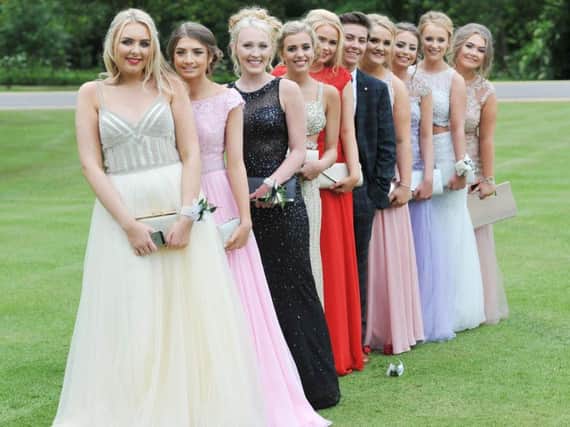 English Martyrs prom at Hardwick Hall. Pic: Tom Collins.