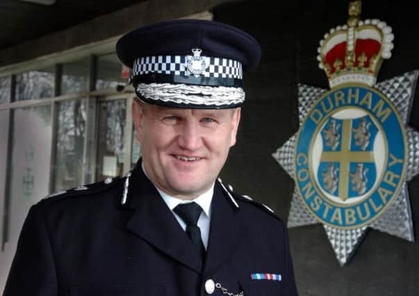 Chief constable of Durham Police Mike Barton.