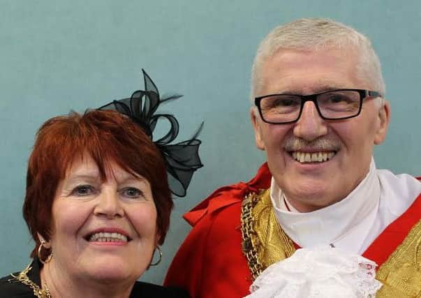 The Mayor and Mayoress of Hartlepool, Councillor Rob Cook and Brenda Cook.