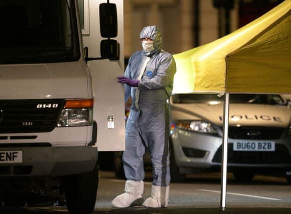 One dead and five people have been injured in a knife attack in London