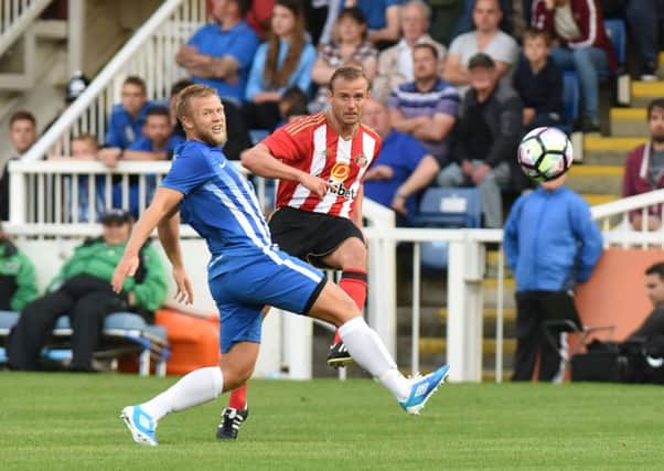 Nicky Featherstone in action against Lee Cattermole. Picture by KEVIN BRADY