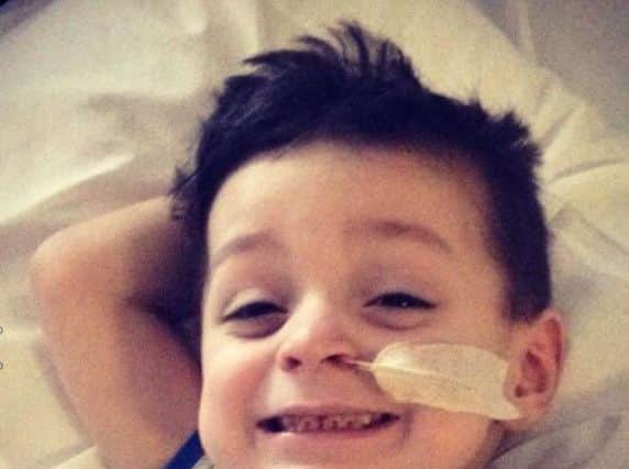 Bradley Lowery, pictured while he was being treated for cancer.