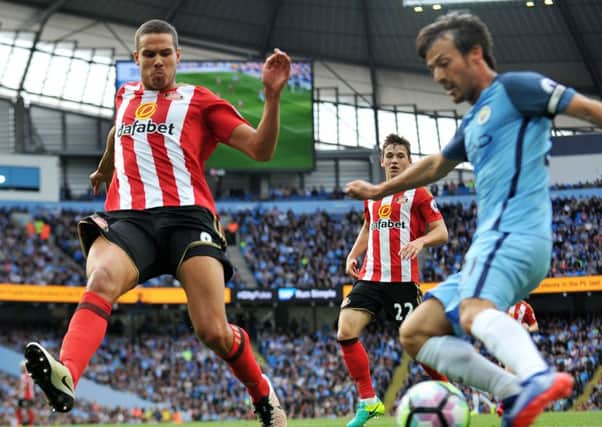 Jack Rodwell in action against Manchester City