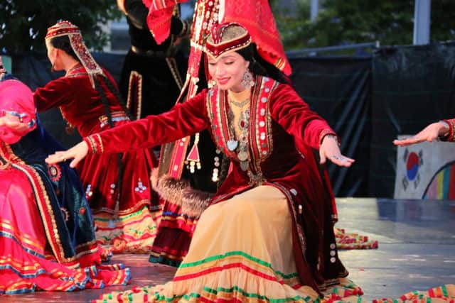 A cohort of dancers from Russia were among the talented groups which appeared at the festival.