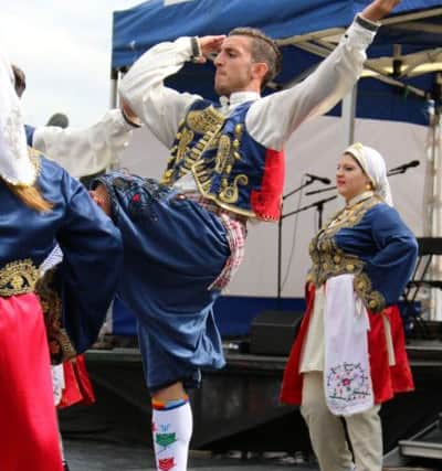 Traditional dancing routines from North Cyrpus featured during the festival.