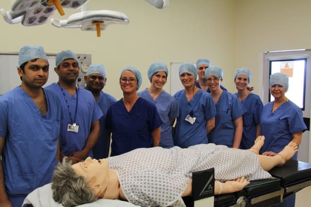Simulation Dummy Simulation dummies help with training of hospital theatre staff