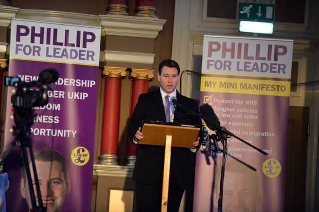 Phillip Broughton  is standing in the UKIP Leadership contest