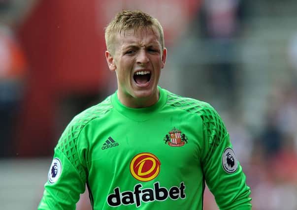 Agony: Just one mistake by goalkeeper Jordan Pickford cost Sunderland victory at Southampton on Saturday. Picture by Frank Reid