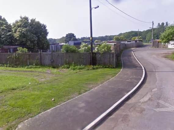 The allotment site off Market Crescent in Wingate. Image copyright Google Maps.