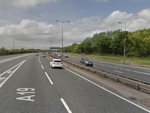 The A19 southbound. Copyright Google Maps.