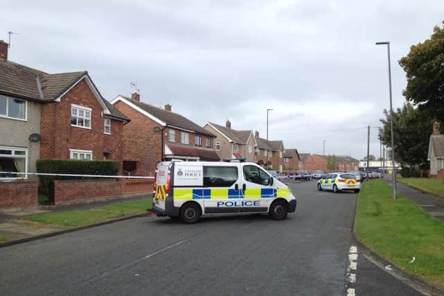 Police are still at the scene in Maxwell Road.