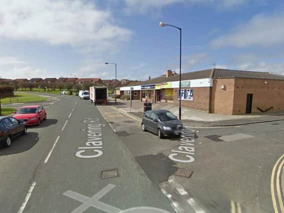 The man was assaulted outside Al Chinos pizzeria on Clavering Road in Hartlepool.