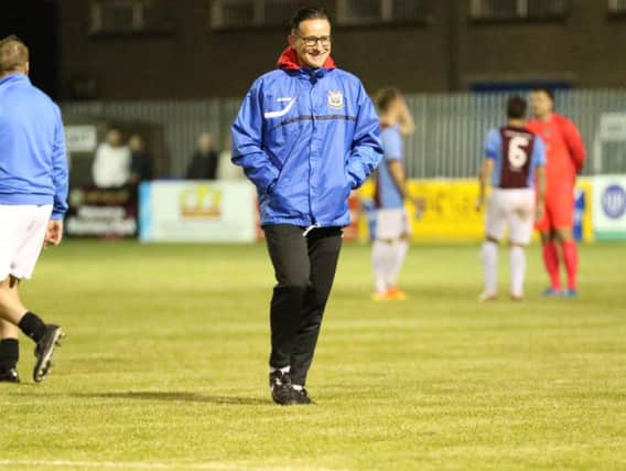 Martin Scott was at Mariners Park last night as Shields thrashed West Allotment Celtic. Image by Peter Talbot.