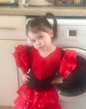 Lyla O'Donovan loves dressing up as a princess.