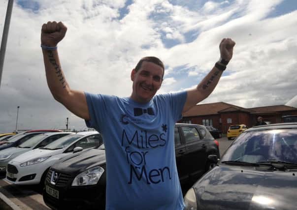 Stephen Picton at this year's Miles for Men event.
