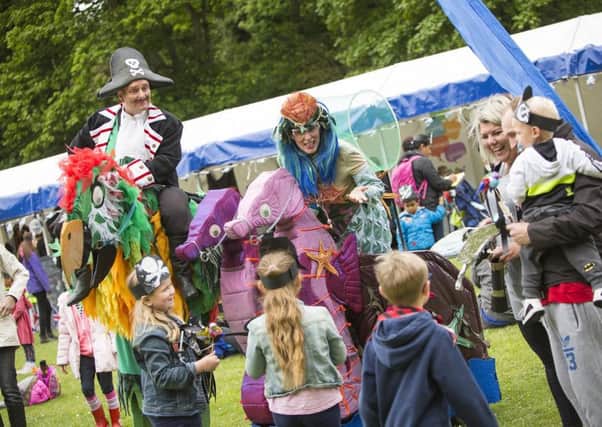 Children join in the pirate event at Crimdon Dene during the summer.