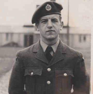 Carol's dad Norrie Greig in 1952 at RAF Hednesford.