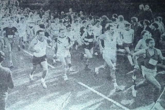 The Hartlepool half marathon in 1981.