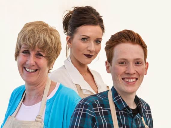 The Great British Bake Off series seven finalists. Picture: Press Association.
