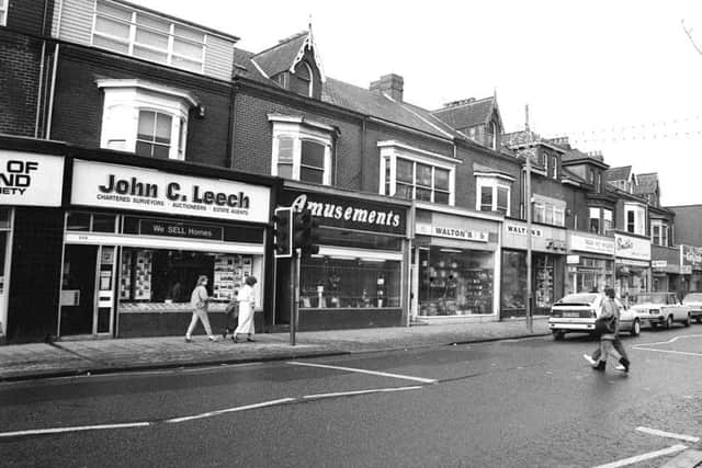 The York Road shops in times gone by.