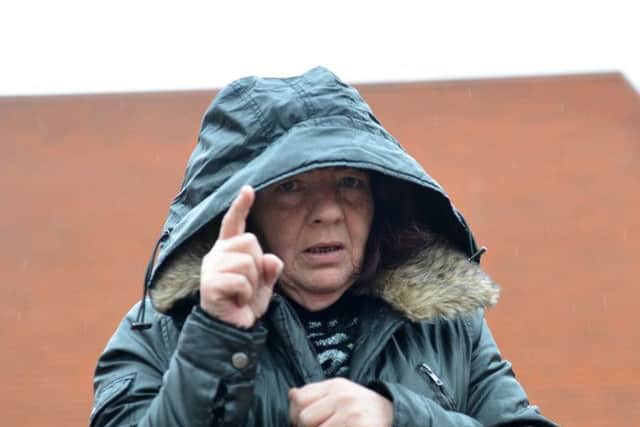 Carol Jeffries outside of Hartlepool Magistrates Court. Picture by FRANK REID