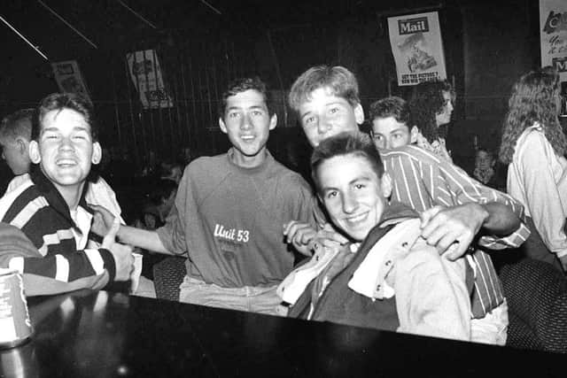 Who are these people having fun at Grapevine in the early 1990s?