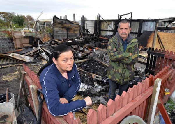 Chester Road allotment suspected arson attack
Sue Robinson and Dave McKay