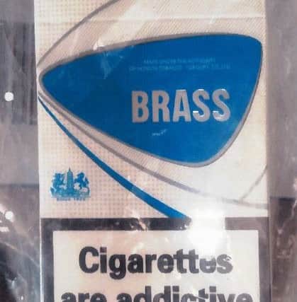 The seized cigarettes without pictorial warnings.