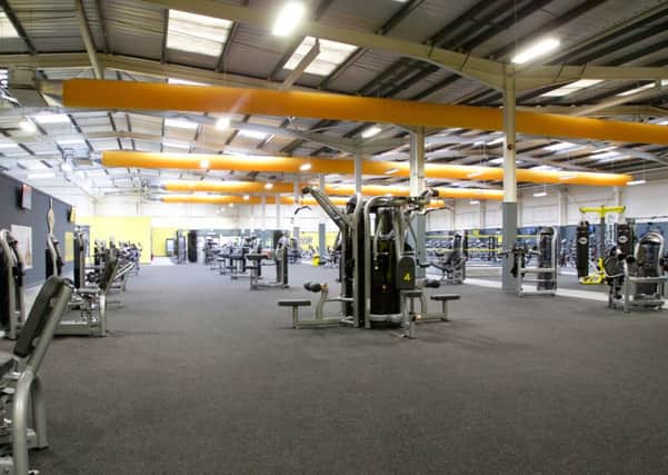 The gym floor at an  Xercise4Less gym.