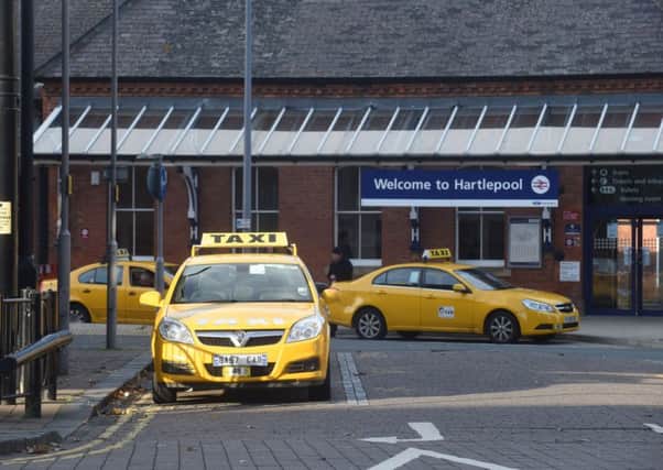Taxi rank, Station Approcah, Hartlepool.