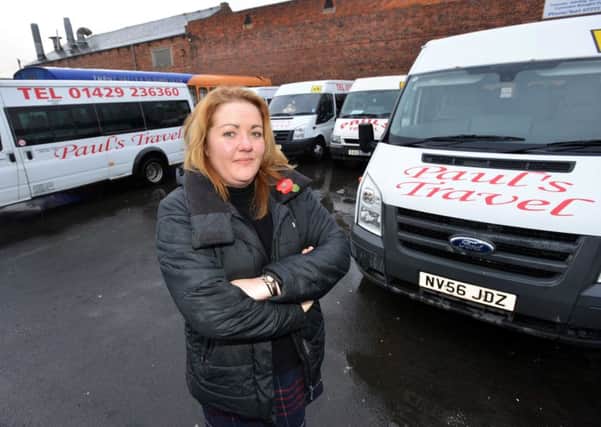 Pauls Travel's Sue Little is looking for funding for a mini bus service