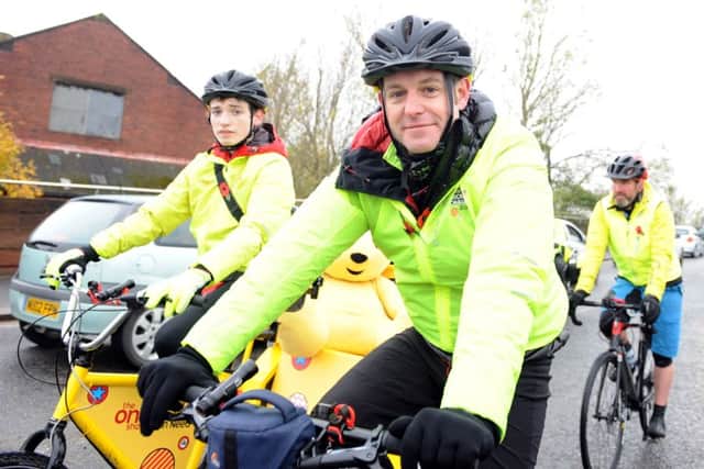 BBC One Show's Matt Baker brings the Children In Need Rickshaw Challenge to Hartlepool.
