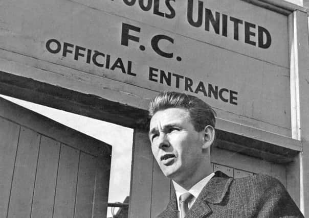 Brian Clough during his time in charge at Hartlepool United.