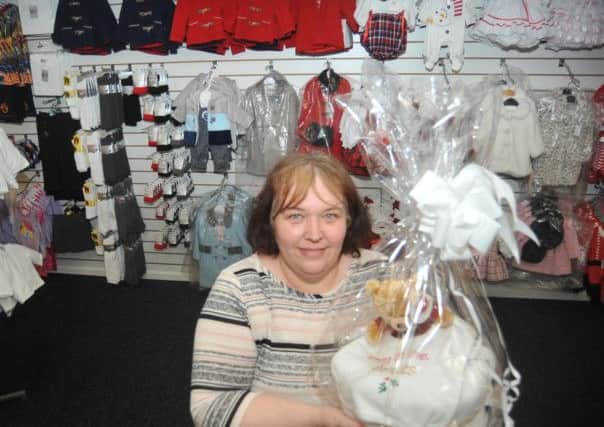 Jayne Berry at her Bonnie Babies shop in Middleton Grange Shopping Centre.