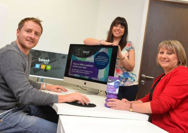 Blast Digital launching fundraising campaign for Hartlepool's Alice House Hospice.