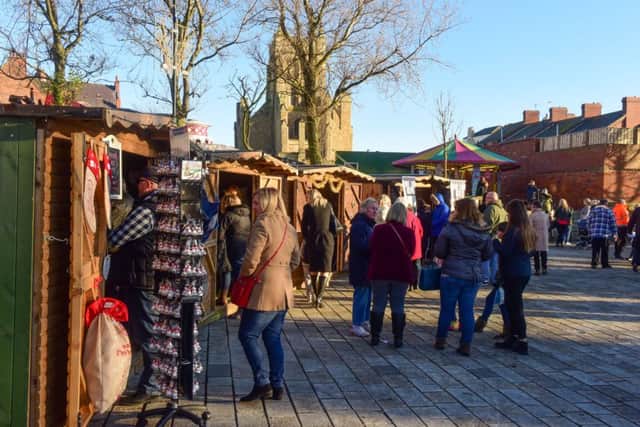 Wintertide Festival in the town square, Hartlepool Headland on Saturday.