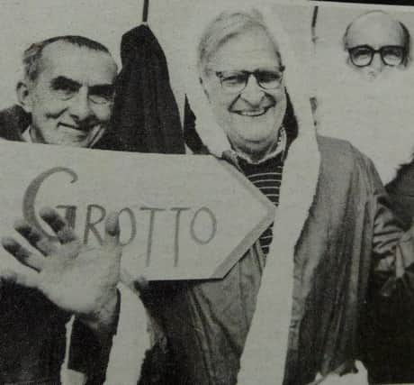 Dan Murray, centre, with his fellow shortlisted Santa candidates in 1985.