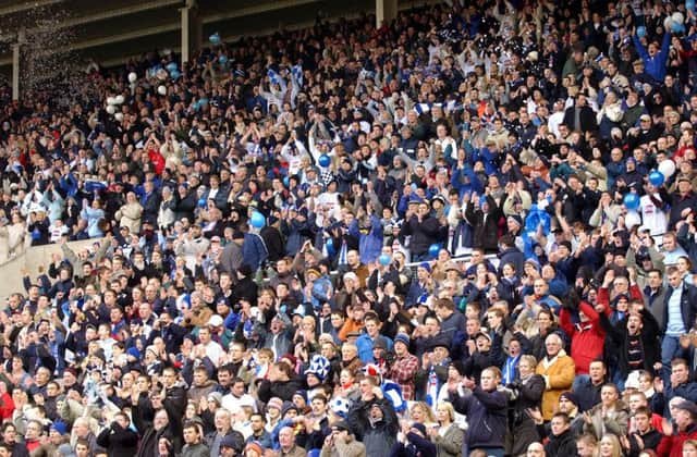 Packing out the Stadium of Light in blue and white.