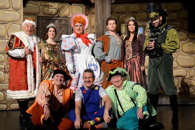 The cast of Jack and the Beanstalk.