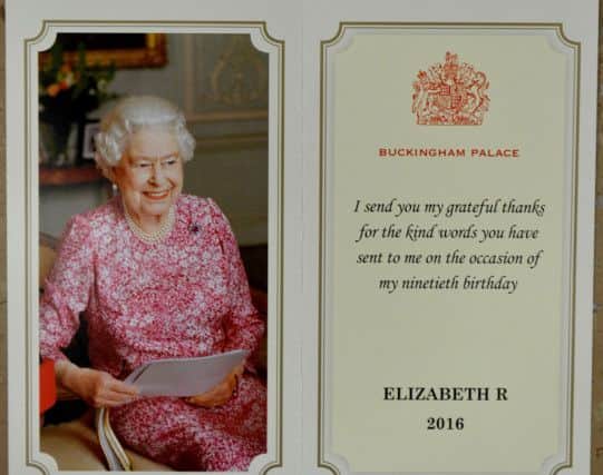 The Queen acknowledged the pupils' birthday message.