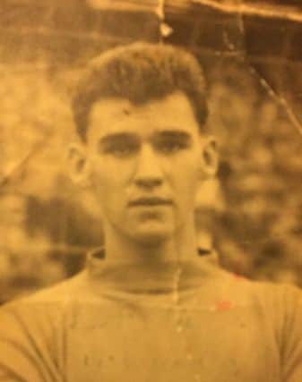 Goalkeeper Norman Oakley pictured as a player.
