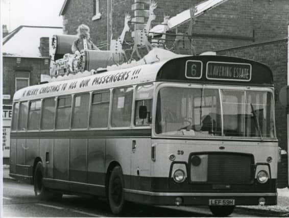 Who remembers the Santa bus. The Hartlepool Corporation Transport bus with Santa and reindeers on its roof.