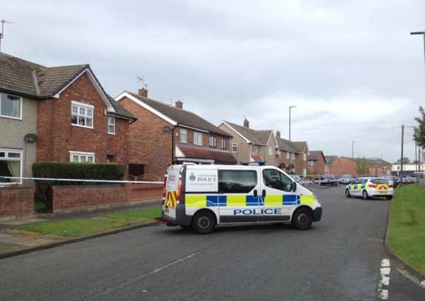 Maxwell Road in Hartlepool following the incident.