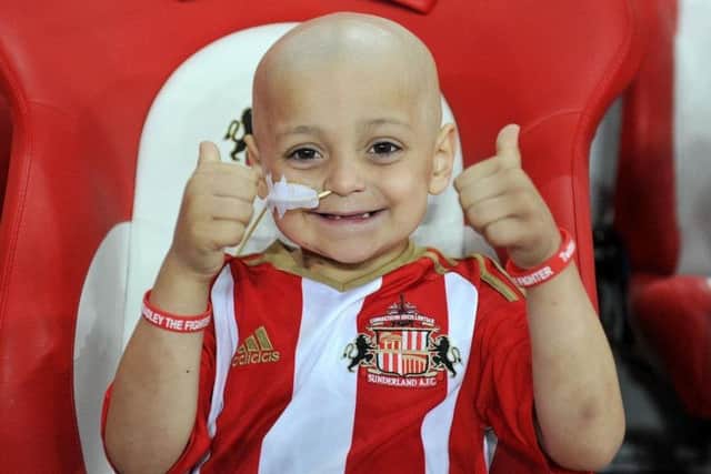 Sunderland fan Bradley Lowery  has been helped by fellow followers of the club as they raised money in his name.