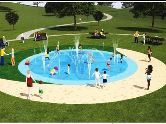The planned new children's play area