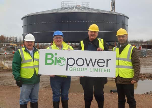 Pictured (l-r) are Kevin ODonnell and Steve Winspear of Biopower Group Ltd, Councillor Kevin Cranney and Israr Hussain of Hartlepool Council