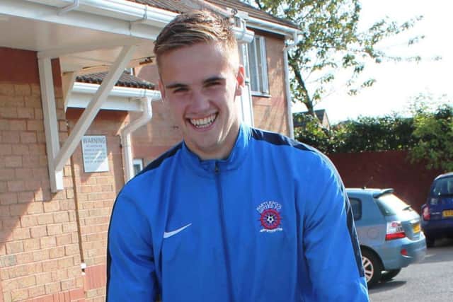 Hartlepool United goalkeeper Ben Dudzinski.